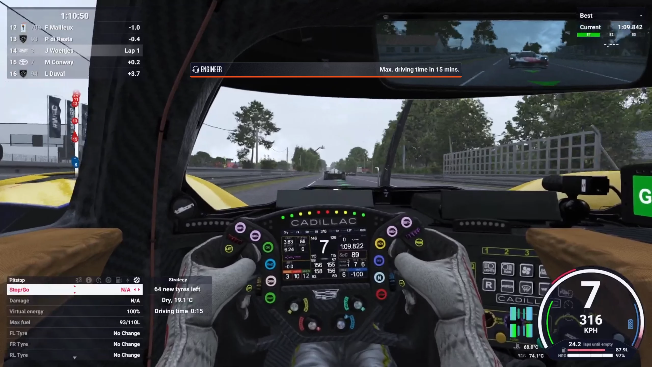 In-race HUD: final release